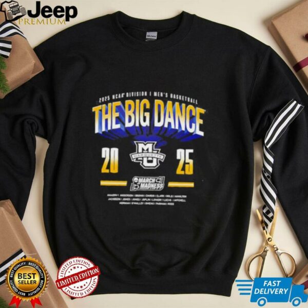 The Big Dance 2025 NCAA Division I Men’s Basketball Marquette Golden Eagles shirt