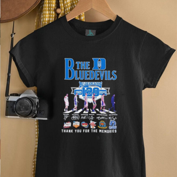 The Blue Devils 120 Anniversary 1905 2025 Thank You For The Memories shirt