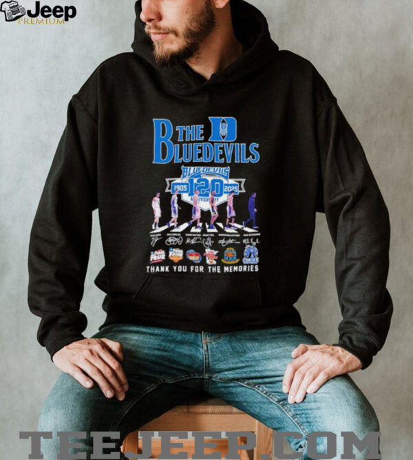 The Blue Devils 120 Anniversary 1905 2025 Thank You For The Memories shirt