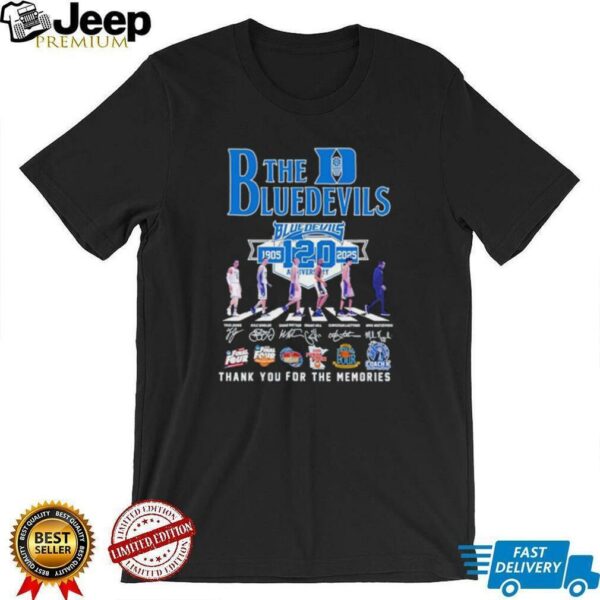 The Blue Devils 120 Anniversary 1905 2025 Thank You For The Memories shirt
