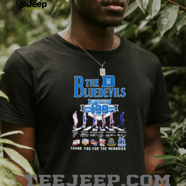 The Blue Devils 120 Anniversary 1905 2025 Thank You For The Memories shirt
