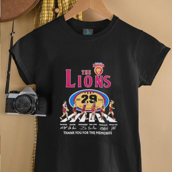 The Brisbane Lions 1996 2025 thank you for the memories shirt