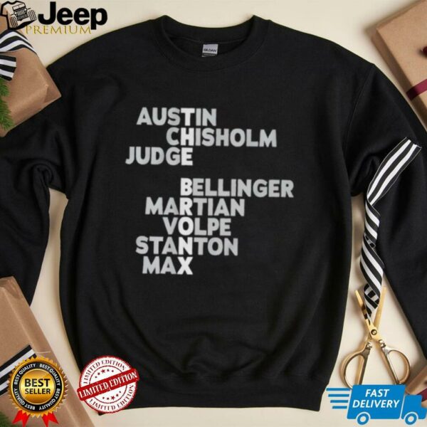 The Bronx New York Yankees baseball Names 2025 shirt