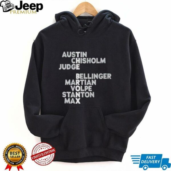 The Bronx New York Yankees baseball Names 2025 shirt