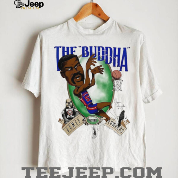 The Buddha Detroit Pistons caricature shirt