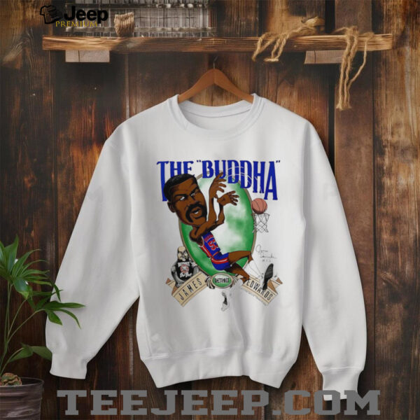 The Buddha Detroit Pistons caricature shirt