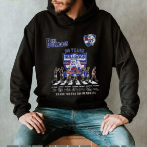 The Bulldogs Footscray Football Club 100 years Abbey Road signatures shirt0