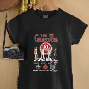 The Gamecocks womens basketball 51 years thank you for the memories shirt0