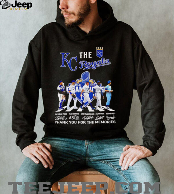The KC Royals Abbey Road thank you for the memories shirt