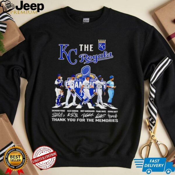 The KC Royals Abbey Road thank you for the memories shirt