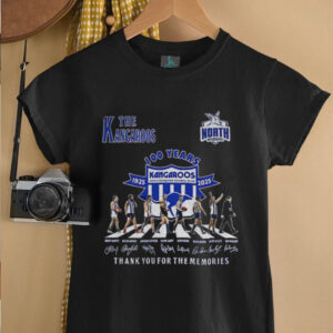 The Kangaroos North Melbourne Football Club 100 years Abbey Road signatures shirt1