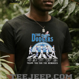 The Los Angeles Dodgers 1883 2025 142th Thank You For The Memories Signatures T shirts1