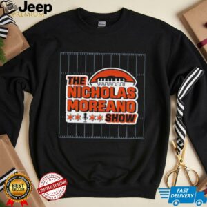 The Nicholas moreano show football shirt