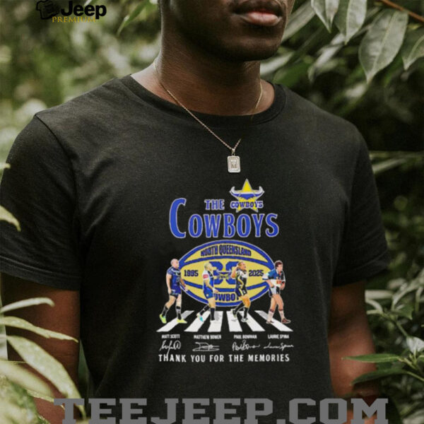 The North Queensland Cowboys 1995 2025 thank you for the memories shirt