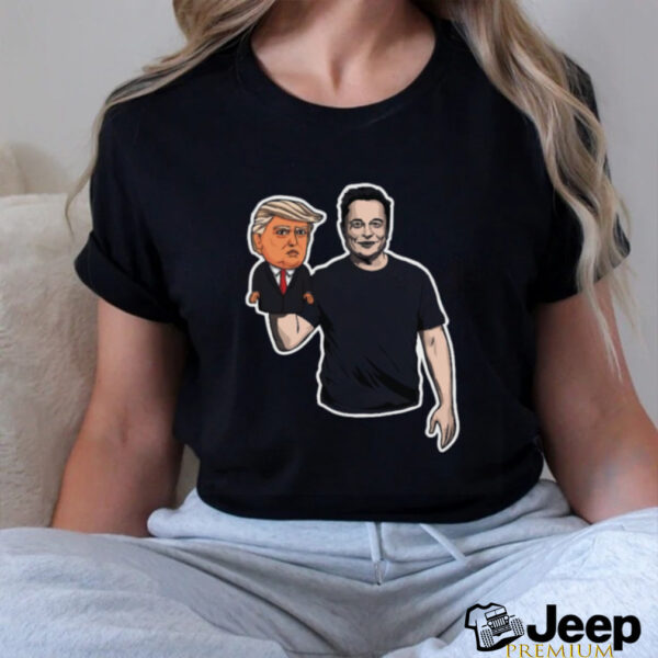 The President and his puppet T shirt