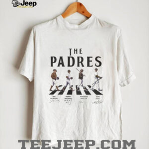 The SD Padres Baseball Team Abbey Road Album Concept signature shirt