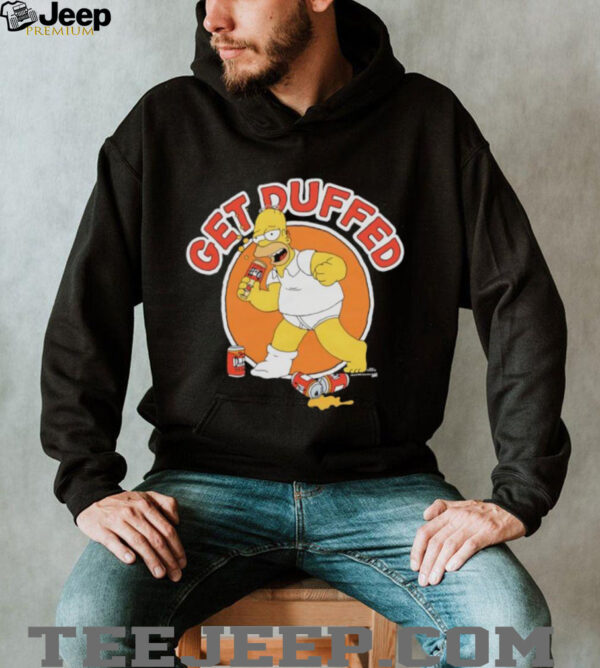 The Simpsons Homer Get Duffed shirt