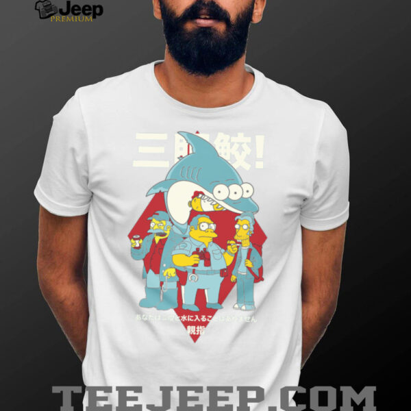The Simpsons Jaws Parody Shirt