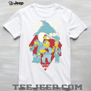 The Simpsons Jaws Parody Shirt