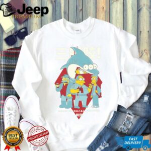 The Simpsons Jaws Parody Shirt