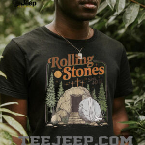The Stone Was Rolled Away He Is Alive Retro Christian Easter T Shirt