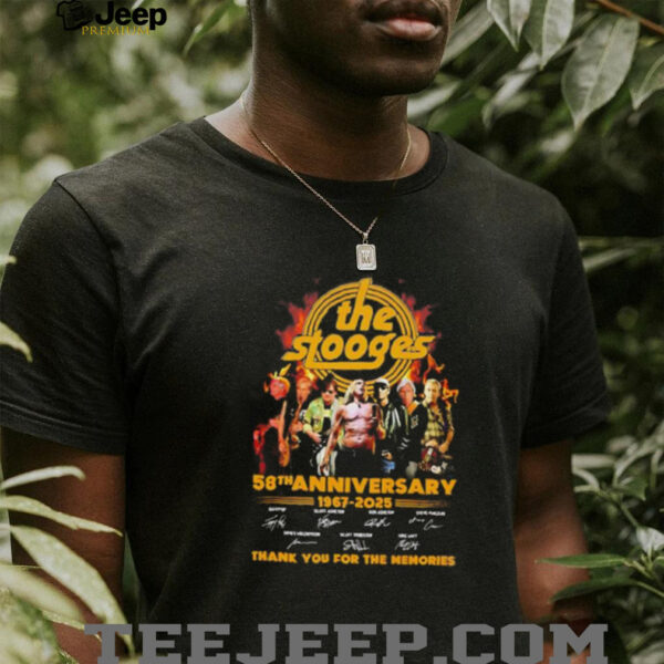 The Stooges 58th anniversary 1967 2025 thank you for the memories shirt