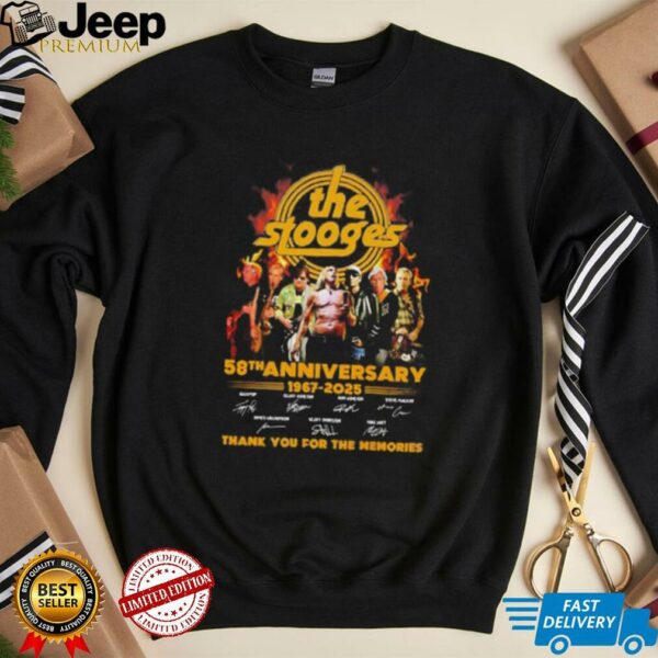 The Stooges 58th anniversary 1967 2025 thank you for the memories shirt
