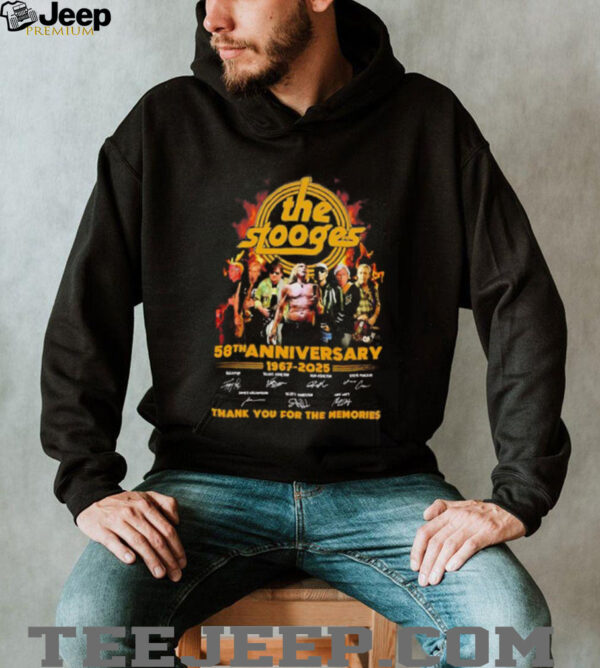 The Stooges 58th anniversary 1967 2025 thank you for the memories shirt