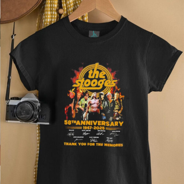 The Stooges 58th anniversary 1967 2025 thank you for the memories shirt