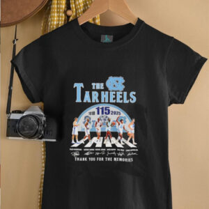 The Tar Heels mens basketball 1910 2025 Abbey Road thank you for the memories shirt3