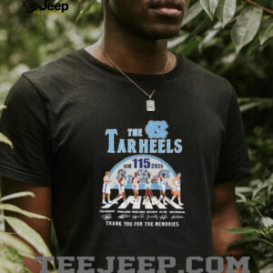 The Tar Heels mens basketball 1910 2025 Abbey Road thank you for the memories shirt5