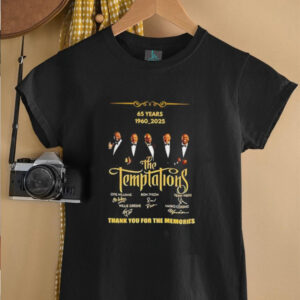 The Temptations 65 years 1960 2025 thank you for the memories signatures shirt2