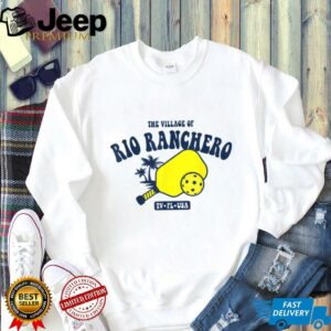 The Village of Rio Ranchero TV FL USA Pickleball Design T Shirt