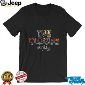 The Weeknd Hurry Up signature shirt1