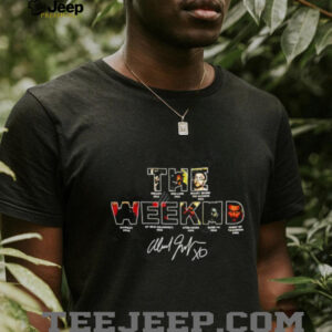 The Weeknd Hurry Up signature shirt3