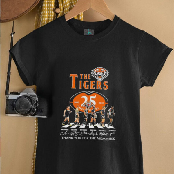 The West Tigers 2000 2025 Abbey Road thank you for the memories shirt