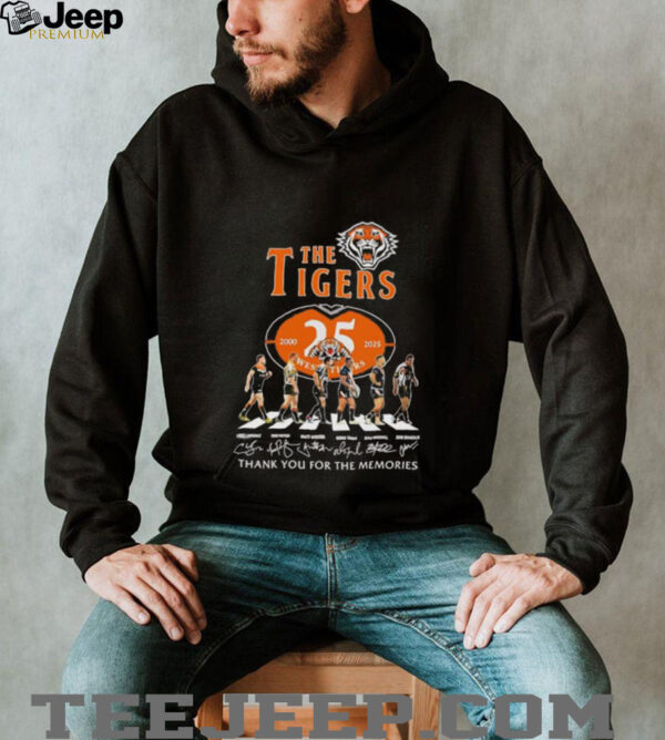 The West Tigers 2000 2025 Abbey Road thank you for the memories shirt