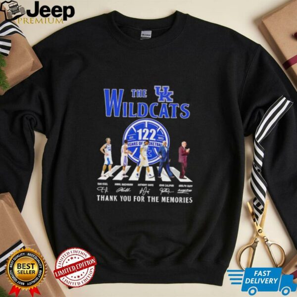 The Wildcats 122 years of basketball est 1903 thank you for the memories shirt