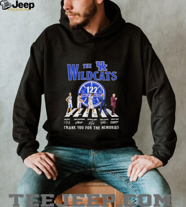 The Wildcats 122 years of basketball est 1903 thank you for the memories shirt