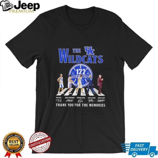 The Wildcats 122 years of basketball est 1903 thank you for the memories shirt