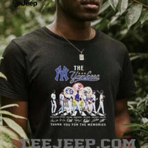 The Yankees Abbey Road thank you for the memories shirt