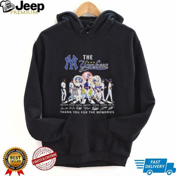 The Yankees Abbey Road thank you for the memories shirt