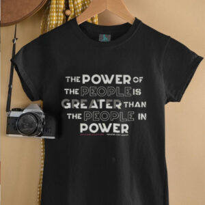 The power of the people is greater than the people in power Cory Booker quote t shirt
