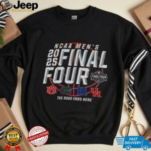 The road ends here 2025 Men’s Final Four April NCAA San Antonio sports shirt