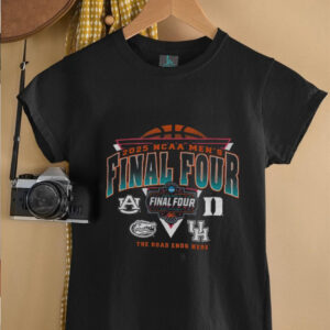 The road ends here 2025 Mens Final Four April NCAA San Antonio t shirt3