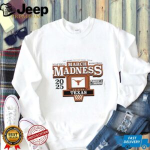 The road to the Final Four Texas Longhorns 2025 Mens Basketball March Madness shirt3
