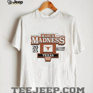 The road to the Final Four Texas Longhorns 2025 Mens Basketball March Madness shirt4