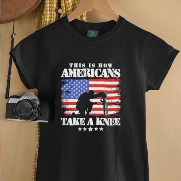 This is how Americans take a knee shirt