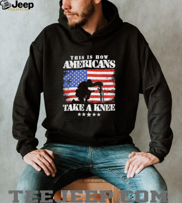 This is how Americans take a knee shirt