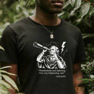 Thunderbolts and lightning Galileo T shirt1